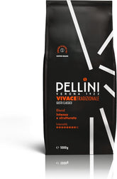 Pellini N.82 Vivace, Kaffeebohnen für Espresso 1 kg, Arabica- und Robusta-Mischung mit Kräftigem und Ausgewogenem Geschmack, Mittlere Röstung