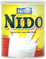 Nestle Nido Vollmilchpulver – Instant Creme für Kaffee- und Teagetränke mit Vitaminen & Mineralstoffen & ohne Konservierungsmitteln oder Farben - Dawka 400g
