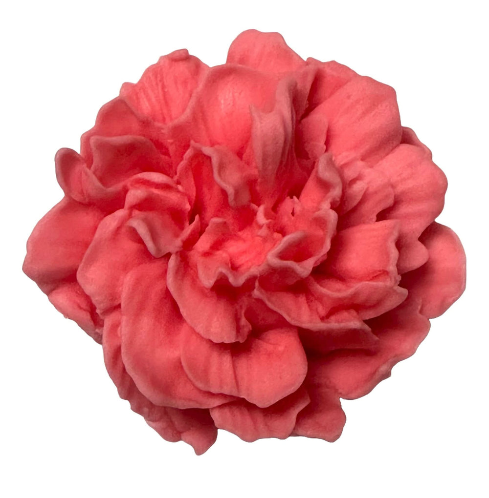 Decoratiune comestibila din zahar, Garoafa roz Decoratiuni din Pasta de Zahar Nati Shop