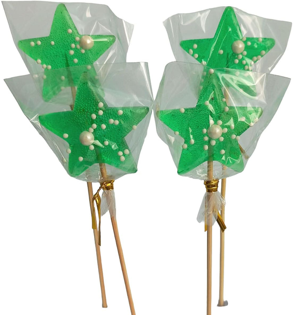 Decoratiune isomalt, verde, 1 bucata Nati Shop