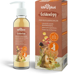 Ida Plus - GoldenEgg 200 ml - zredukowany Brucheier & Federfressen - wspierany Federwachstum & Federkleid - Wichtige Mineralien & Vitamine für Hühner - Beste Eierqualität bei Ihrer Hühnerhaltung