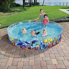 Bestway 55031 - Stały basen Fill 'N Fun 244x46cm ryba-klaun,