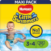Scutece de înot Huggies Little Swimmers, mărimea 3-4 (7-15 kg), 1 pachet de 20 de bucăți Mama si Copilul Naty Shop 20 Stück (1Er Pack)