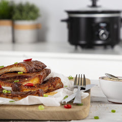 Wolnowar Tristar VS-3915, garnek ceramiczny ze stali nierdzewnej z 2 stopniami grzania i funkcją utrzymywania ciepła, Wolnowar 3,5 L Naty Shop