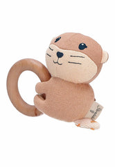 Sterntaler Baby Jungen Greifling Baby Holz Greifling Otti - Jucărie pentru copii, jucărie de prindere, jucărie de prindere inel de prindere din lemn pentru copii - organic Jucarii Bebe Naty Shop