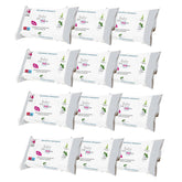 Chusteczki dla niemowląt z talkiem do skóry wrażliwej, bez alkoholu, przyjazne dla skóry, pH 5,5, lekko pachnące, 1200 szt. (12 szt.)