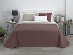 Estoralis | AVA | Dwustronna kołdra butikowa | Na wszystkie pory roku | Kolor - Beżowy/Brązowy | Do łóżka 120/135 cm. łóżko. (230 x 270 cm. Ancho X Alto) | Pikowana kołdra Kołdry i kołdry Naty Shop Tytuł domyślny