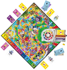 Rodzinna gra planszowa Hasbro Game of Life dla 2–4 graczy w wieku od 8 lat. Zawiera kredki
