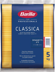 Makaron spaghetti z pszenicy durum Barilla nr. 5 – opakowanie 1 szt. (1x5kg)