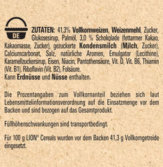 Płatki zbożowe (+20%), płatki czekoladowo-karmelowe i 41% pełnych ziaren, płatki śniadaniowe z witaminami i minerałami, opakowanie 2 szt. (1 x 480 g)