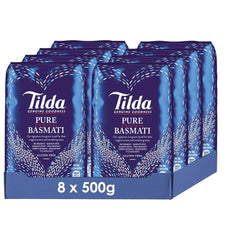 Tilda Pure Original Ryż Basmati, opakowanie 8 sztuk (8x500g)