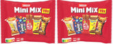Nestlé Mini Mix Batony czekoladowe, pięć pysznych smaków, 19 batonów, opakowanie 2 szt. (1 x 321 g)