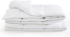 Kołdra 200X200 Cm Kołdra letnia Oekotex 100 mikrofibra zmywalna biała kołdra Kołdry i kołdry Naty Shop