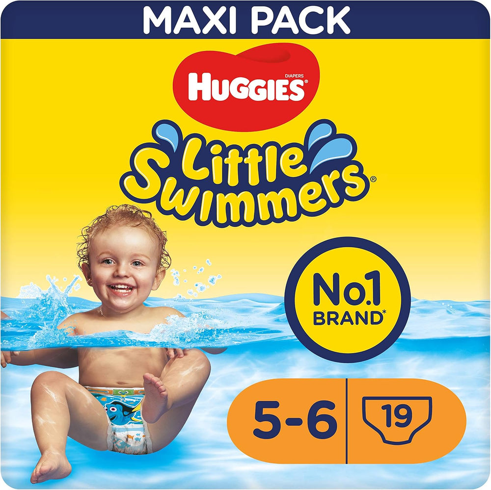 Pieluchy do pływania Huggies Little Swimmers rozmiar 5/6 (12-18 kg), 1 opakowanie 19 sztuk