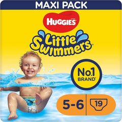 Huggies Little Swimmers Rozmiar 5-6, duże opakowanie 19 sztuk Matka i Dziecko Naty Shop