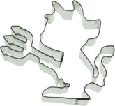 Städter Ausstecher Teufel, Edelstahl, Silber 7 cm