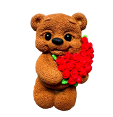 Decoratiune comestibila din zahar, Ursulet Decoratiuni din Pasta de Zahar Naty Shop