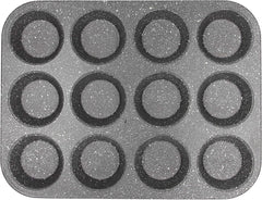 Pure Roq Muffinform Für 12 Muffins, Aluminium, Schwarz Matrite si tavi pentru copt Naty Shop