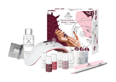 alessandro STRIPLAC PEEL OR SOAK DELUXE KIT - Zestaw lakierów UV do paznokci - Profesjonalny i delikatny manicure w 15 minut - Wegański i wolny od okrucieństwa - Zawiera lampę LED