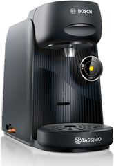 Espressor cu capsule Bosch Tassimo finesse TAS162E, 70 de băuturi, cafea mai intensă prin simpla apăsare a unui buton, oprire automată, sustenabil, dozare perfectă, 1400 W, negru/negru