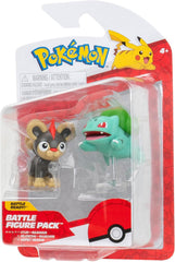 Pokémon PKW3583 - Battle Figure Pack - Leufeo & Bisasam, Figuri oficiale detaliate, 5 cm fiecare Action figures Naty Shop