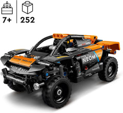LEGO Technic Zestaw samochodów wyścigowych NEOM Mclaren Extreme E, zabawka silnikowa dla dzieci, napędzany wiatrem samochód do zbudowania, prezent techniczny dla chłopców i dziewcząt w wieku 7 lat 42166 Zestawy do budowania Besuche w sklepie LEGO