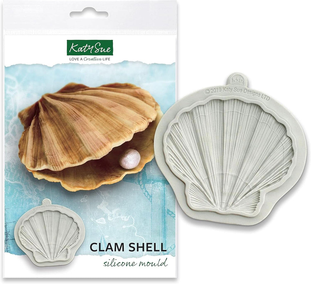 Katy Sue, silikonowa forma do dekoracji morskich - przegrzebek kuchenny Naty Shop