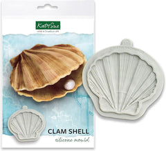 Katy Sue, silikonowa forma do dekoracji morskich - przegrzebek kuchenny Naty Shop