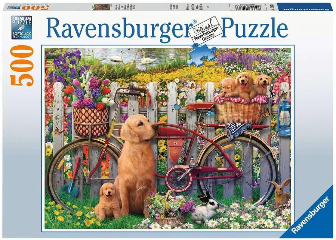 Ravensburger Puzzle 12000209 - Ausflug Ins Grüne - puzzle jigsaw de 500 de piese pentru adulți și copii de peste 12 ani, Puzzle Naty Shop Design vechi