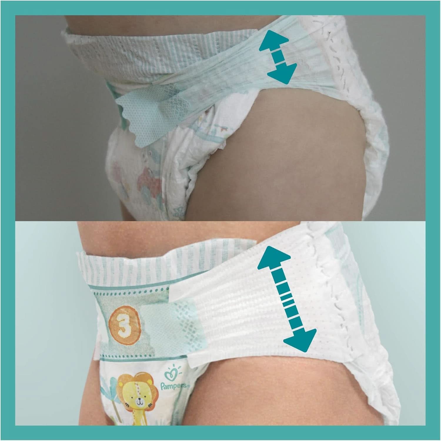 Pampers, Scutece pentru copii mărimea 4 (9-14 kg), 180 bucăți Mama si Copilul Naty Shop