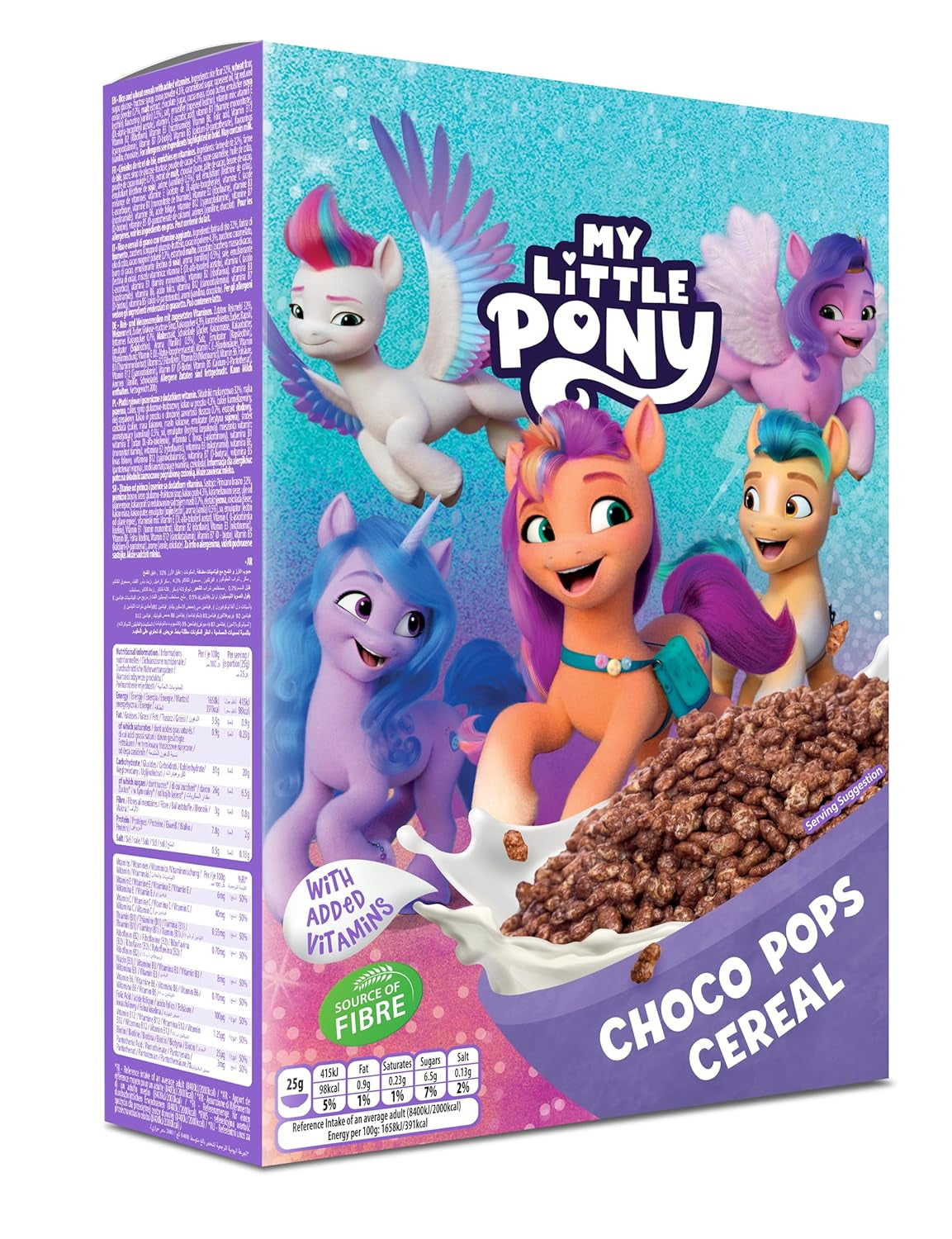 Peppa Pig Honey Loops Cereal, Knusprige Vollkorn Frühstückscerealien Mit Zugesetzten Vitaminen, 1Er Pack (1 X 375G) Cereale Naty Shop My Little Pony