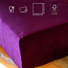 Șervețele de hârtie Renova gold bordeaux - 40 de șervețele