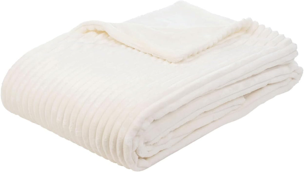 Dywan do salonu Gözze o aksamitnym wyglądzie, 150 x 200 cm, biała wełna, 40067-00-150200 Łóżka i koce Besuche den Gözze-Store Biała wełna