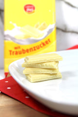 frankonia CZEKOLADA Biała czekolada z dekstrozą, bez laktozy i bez glutenu, 80 g