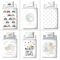 Pościel dla dzieci, króliczek i gwiazdki, bawełniana Pościel - dziecięca Sklep Naty