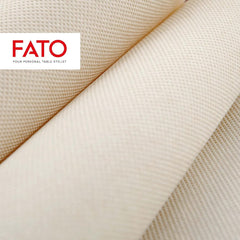 Fato - Șervețele de hârtie de unică folosință naturale pliate 4 ori, ecologice, pachet de 40 de șervețele, mărimea 38X38, 2 straturi, 100% hârtie reciclată