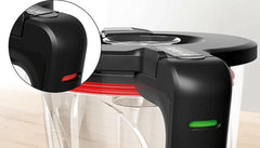 Mikser stojący Bosch Vitapower Serie 4 MMB6382M, Edelstahl-Klingen Made in Germany, 1,5 l Thermosafe Glasbehälter, Stopfer, Sicherheitsdeckel, Spülmaschinengeeignete Teile, 30 000 U/Min, 1200 W, Edelstahl Kitchen Naty Shop