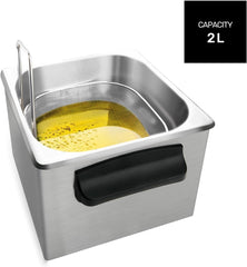 Taurus Professional 2 plus - Friteuză cu ulei, 2 litri, 1700 W, 18/8 oțel inoxidabil Electrocasnice Naty Shop