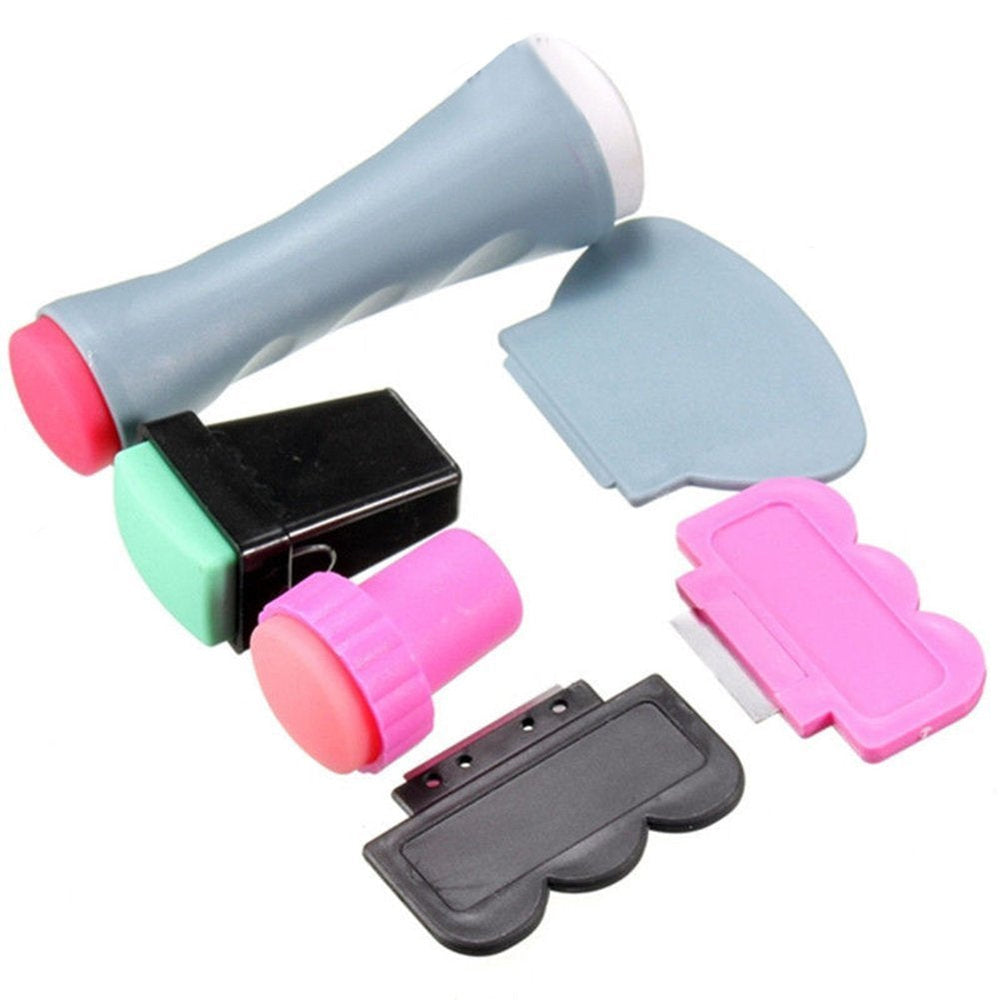 Beauty*Top*Picks Ștampila cu două capete pentru unghii, răzuitor pentru unghii, instrument pentru manichiură și imagine de la Beauty*Top*Picks