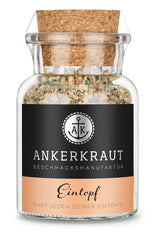 Ankerkraut Eintopf, Linsen, Beans and Gemüse, Gewürz-Mischung, Vielfalt für jeden Gesmack, ohne Gesmackverstärker, lecker schmecker, 90 g w szkle korkowym