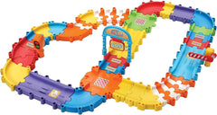 Vtech 80-524404 TUT TUT Baby Speedster - Deluxe Road Set, Mașini pentru copii, Multicolor & 80-514004 TUT TUT Mașină de pompieri pentru copii, Multicolor Jucarii Bebe Naty Shop