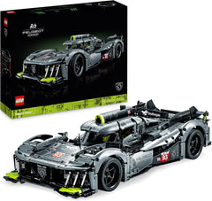 LEGO 42156 Technic Peugeot 9X8 24H Le Mans Hybrid Hypercar Legendarny samochód wyścigowy Zestaw modeli do składania dla dorosłych Samochody do sportów motorowych w skali 1:10 Kolekcjonerskie dla zaawansowanych graczy Zestawy do budowania Besuche den LEGO-Store Single