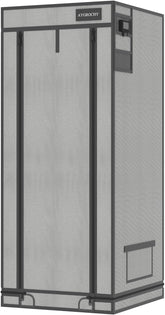 Namiot do uprawy Aygrochy 60x60x160cm Namiot do uprawy w pomieszczeniach z odblaskową białą zdejmowaną tacą dolną PEVA do przestrzeni do uprawy roślin