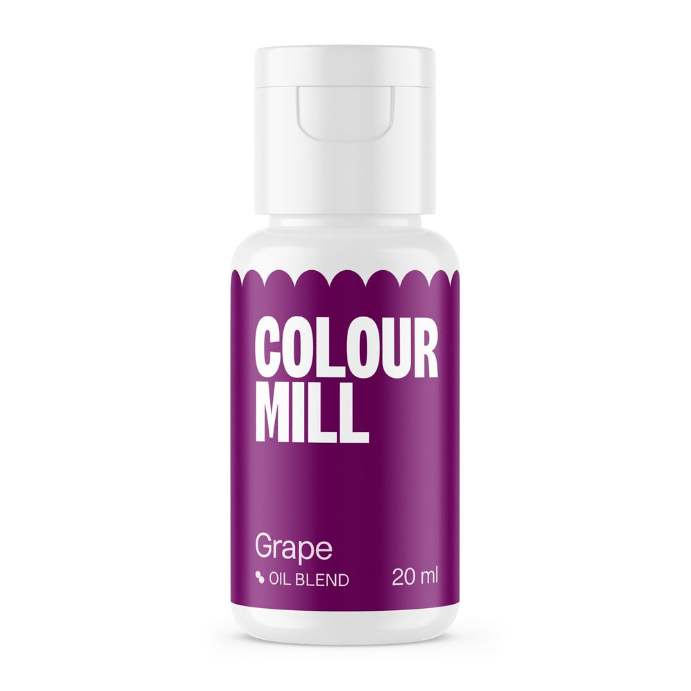Colorant alimentar pe bază de ulei de struguri Colour Mill Oil Blend - Colorant alimentar pentru ciocolată, fondant, brioșe, prăjituri, copt, macaroane - Colorant alimentar pentru decorarea torturilor - 20 ml
