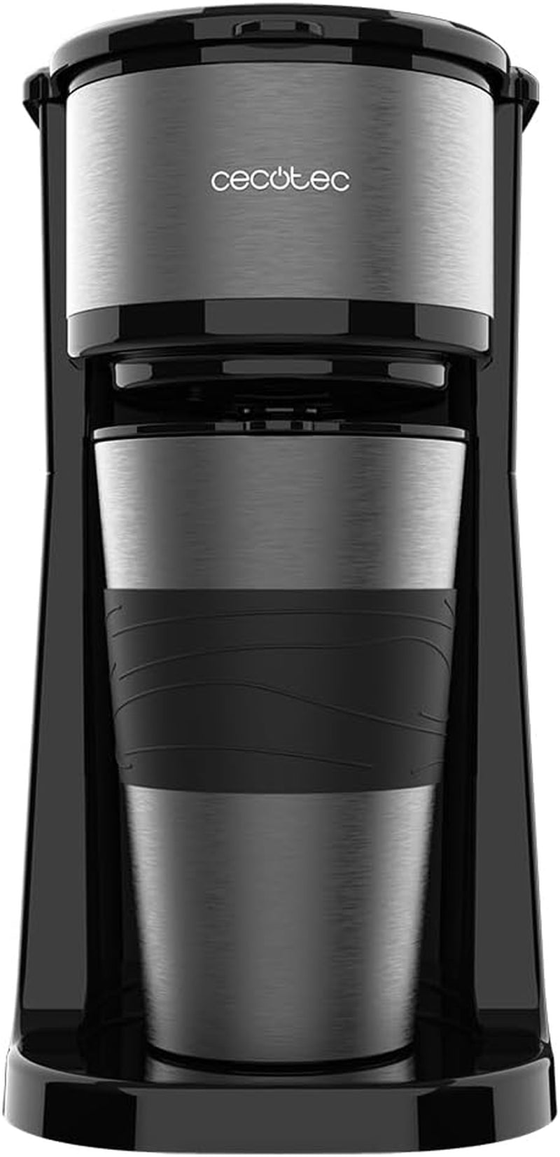 Espressor Cecotec Coffee 66 Drop & Go cu carafă termică, 700 W, capacitate 420 ml, cioc etanș, filtru permanent sau de hârtie, funcție de oprire automată, recipient cu fereastră