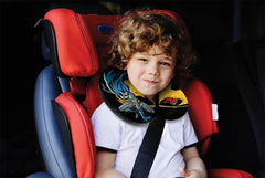 DC Comics Soft Batman Car Travel Neck Cushion Child Safety Comfort Superhero Bat Man, Cuscino Da Viaggio Auto, Light Blue, One Size Perne calatorie Naty Shop