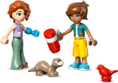 LEGO Friends Jesienny pokój Zestaw do budowania i zabawy do kreatywnego odgrywania ról, dla dziewcząt od 6 lat, z 2 minifigurkami i figurką fretki, zabawka edukacyjna 42646 Zestawy do budowania Besuche den LEGO-Store