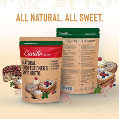 Naturalny Erytrytol - Cukier Puder | 10G = 7G cukru, 850 gramów słodzików Naty Shop