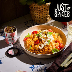 Just Spices Chili Czosnek Sól I Gewürzmix, der zu allen Gerichten schmeckt I Gewürzdose, 55 g