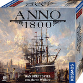 KOSMOS 680428 Anno 1800, Jocul de societate bazat pe popularul joc pentru PC, un joc de strategie de construire a orașelor pentru 2-4 jucători, potrivit pentru vârste de 12 ani și peste, cu grafică originală